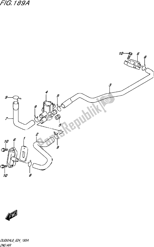 Tutte le parti per il 2a Aria del Suzuki DL 650A V Strom 2018