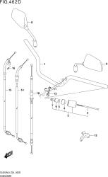 Fig.462d Handlebar (dl650xa,dl650xaue)