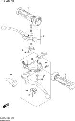 Fig.467b Handle Lever (dl650xa,dl650xaue)