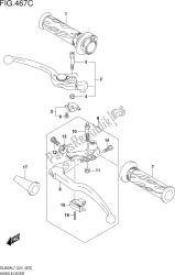 Fig.467c Handle Lever (dl650xal7 E24)