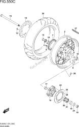 Fig.550c Rear Wheel (dl650xal7 E24)