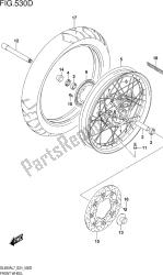 Fig.530d Front Wheel (dl650xauel7 E24)