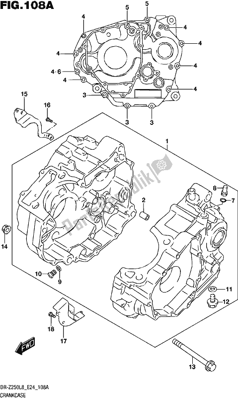 Wszystkie części do Korbowód Suzuki DR-Z 250 2018