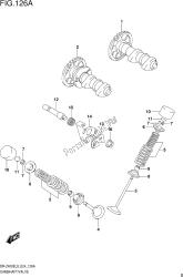 Fig.126a Camshaft/valve