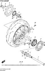 Rear Wheel (gsx-r1000al8 E24) (for Ykv,ysf)