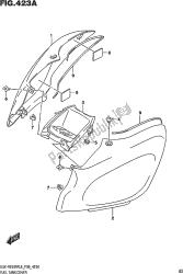 Fig.423a Fuel Tank Cover (gsx-r150rfl8 P09)