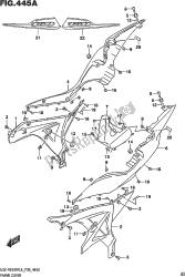 Fig.445a Frame Cover (gsx-r150rfl8 P09)