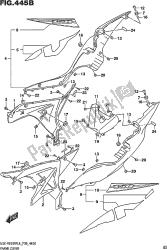 Fig.445b Frame Cover (gsx-r150rfxl8 P09)