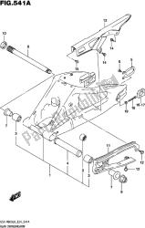 bras oscillant arrière