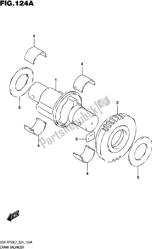 Todas las partes para Equilibrador De Manivela de Suzuki Gsx-r 750 2017