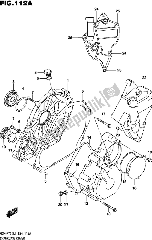 Toutes les pièces pour le Couvercle De Carter du Suzuki Gsx-r 750 2018