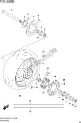 Fig.550b Rear Wheel (gsx-s1000azl8 E24)