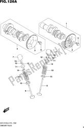 Fig.126a Camshaft/valve