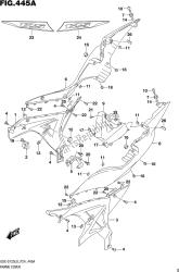 Fig.445a Frame Cover (gsx-s125mll8 P24) (for Gta)