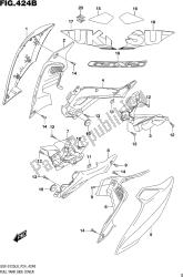 Fig.424b Fuel Tank Side Cover (gsx-s125mlxl8 P24)