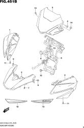 Fig.451b Headlamp Housing (gsx-s125mlxl8 P24)