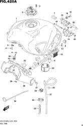 Fig.420a Fuel Tank (gsx-s750al8 E24)