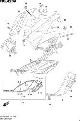 Fig.423a Fuel Tank Cover (gsx-s750al8 E24)