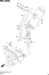 Fig.163a Muffler (gsx-s750yal9 E24)