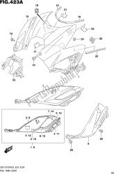 Fig.423a Fuel Tank Cover (gsx-s750yal9 E24)