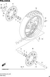 Fig.530a Front Wheel (gsx-s750yal9 E24)