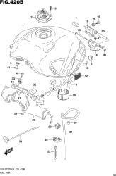 Fig.420b Fuel Tank (gsx-s750zal9 E24)