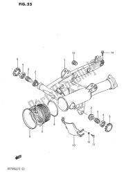 bras oscillant arrière