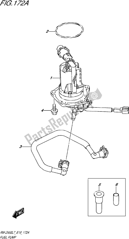 Wszystkie części do Pompa Paliwowa Suzuki RM-Z 450 2017