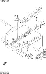 bras oscillant arrière