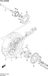 Fig.550b Rear Wheel (sv650aul8 E24)