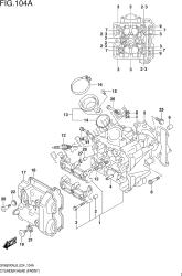 Fig.104a Cylinder Head (front)