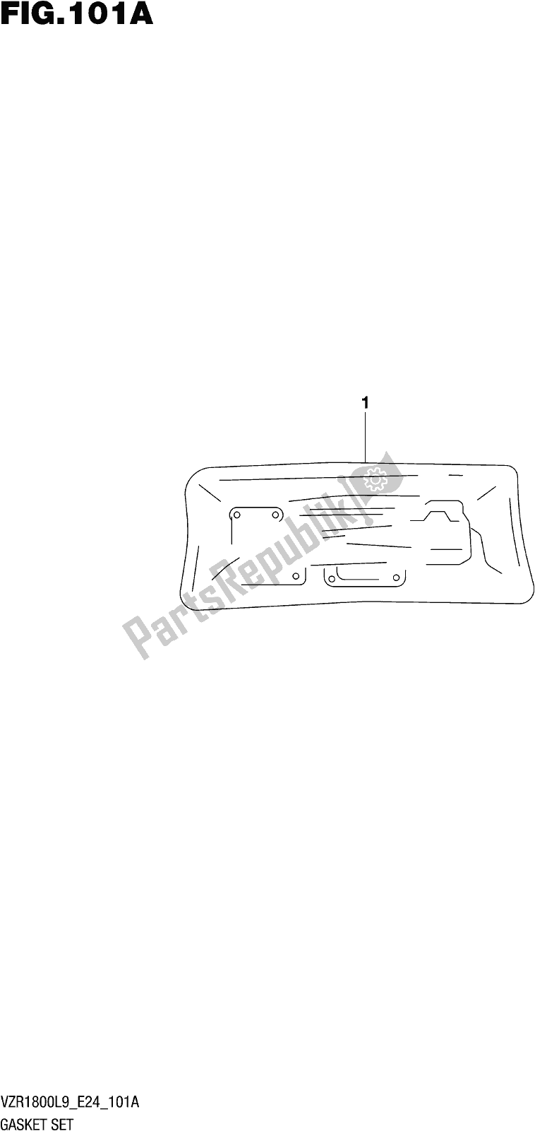 Wszystkie części do Fig. 101a Gasket Set Suzuki VZR 1800 2019