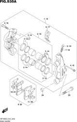 Fig.535a Front Caliper (vzr1800l9 E24)