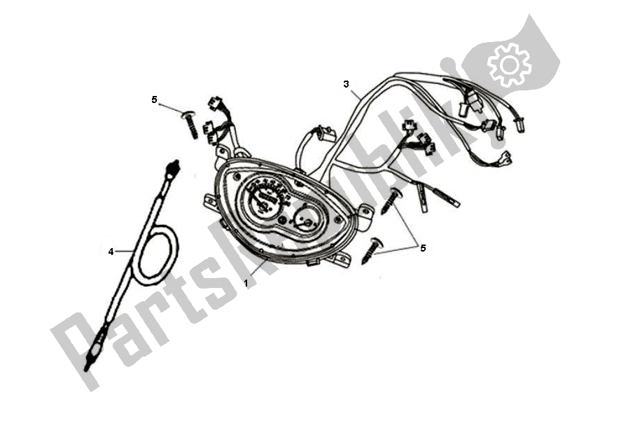 All parts for the Teller of the SYM JET 4 50 SYM 2000 - 2010