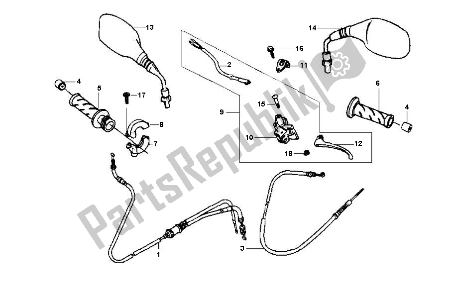 All parts for the Stuurdelen of the SYM JET Euro X SYM 50 2000 - 2010