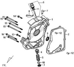 E07 - Right Crank Case Cover