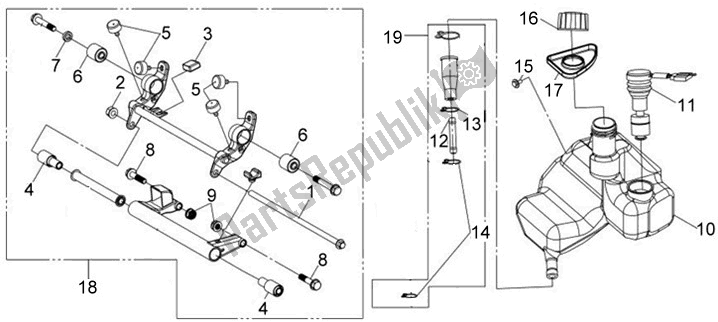 Tutte le parti per il F08 - Seat del SYM BL 05W5-8 0558 0