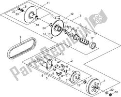 E10 - Driven Pulley Assy