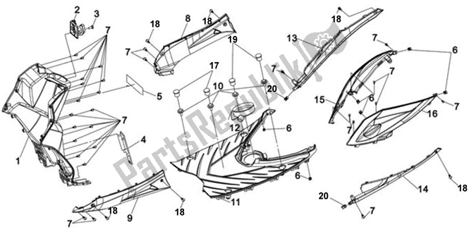 All parts for the F10 - Fr. Brake Assy of the SYM G 100P2-8 10028 0