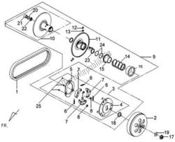 E10 - Driven Pulley Assy