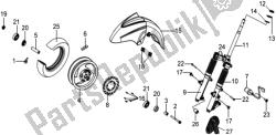 F04 - Front Wheel & Fork Assy