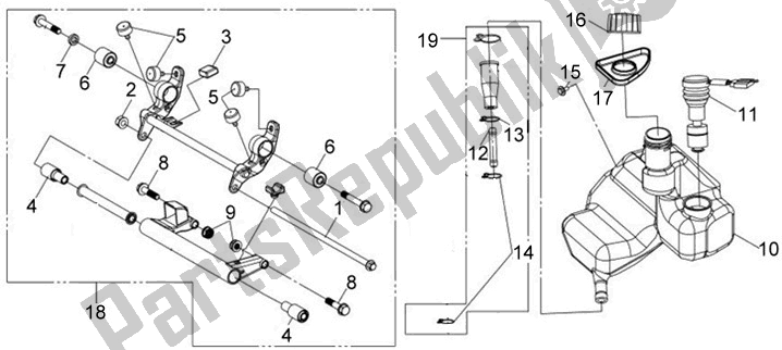 Alle onderdelen voor de F08 - Front Wheel van de SYM HS 15 W-8 158 0