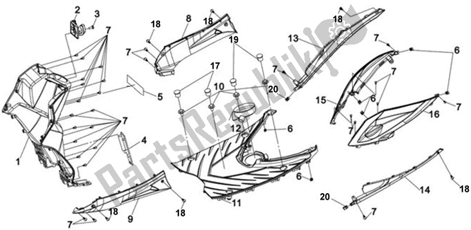 Alle onderdelen voor de F10 - Rear Wheel van de SYM HS 15 W-8 158 0