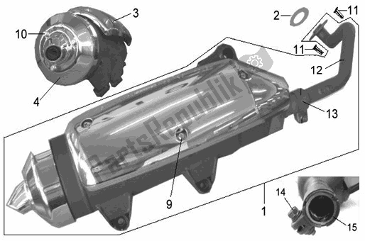 Alle onderdelen voor de F20 - Air Cleaner van de SYM HS 15 W-8 158 0