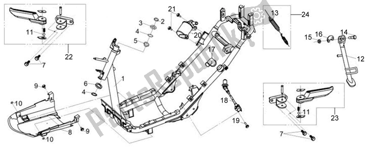 All parts for the F15 - Air Cleaner Assy. Of the SYM JD 05W1-8 0518 0