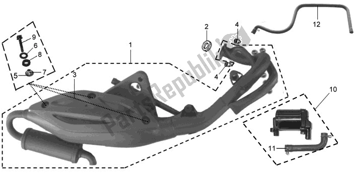 All parts for the F17 - Main Stand Assy of the SYM JD 05W1-8 0518 0