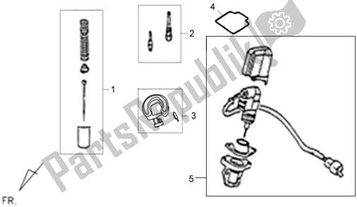 Tutte le parti per il E11 - Carb. Fix Set del SYM JET4 R 51 451 0