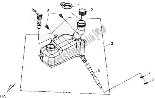 Tutte le parti per il F19 - Oil Tank Assy del SYM JET4 R 51 451 0