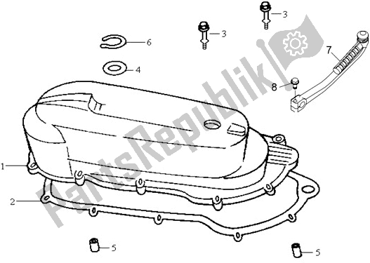 Tutte le parti per il E05 - Oil Pump Ass'y del SYM LA 18W1-8 1818 0