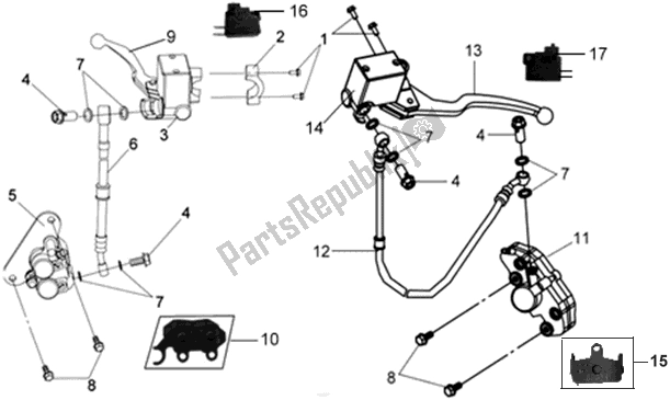 Tutte le parti per il F04 - Radiator Shroud Ass'y del SYM LA 18W1-8 1818 0